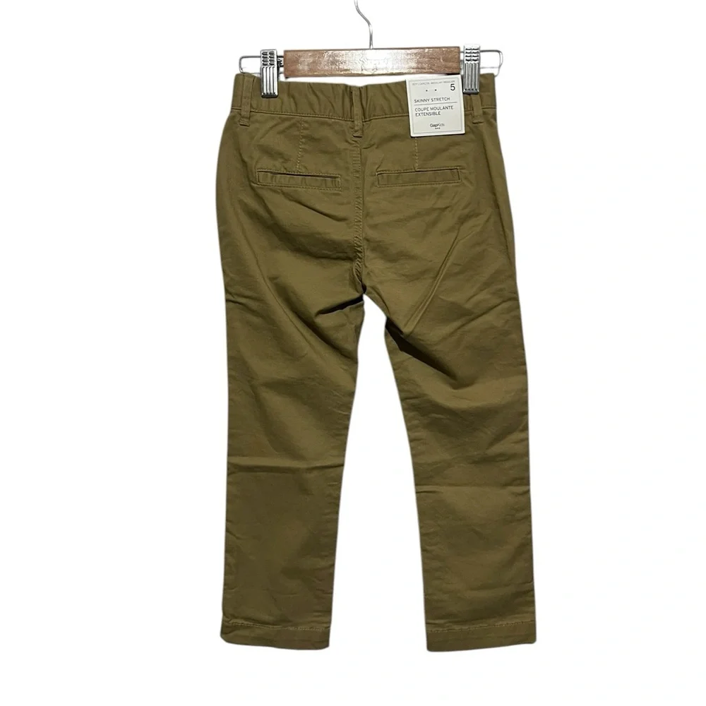 GAP Kids Skinny Stretch Size 5 Boys NWT Adjustable Waist Pants Chinos
